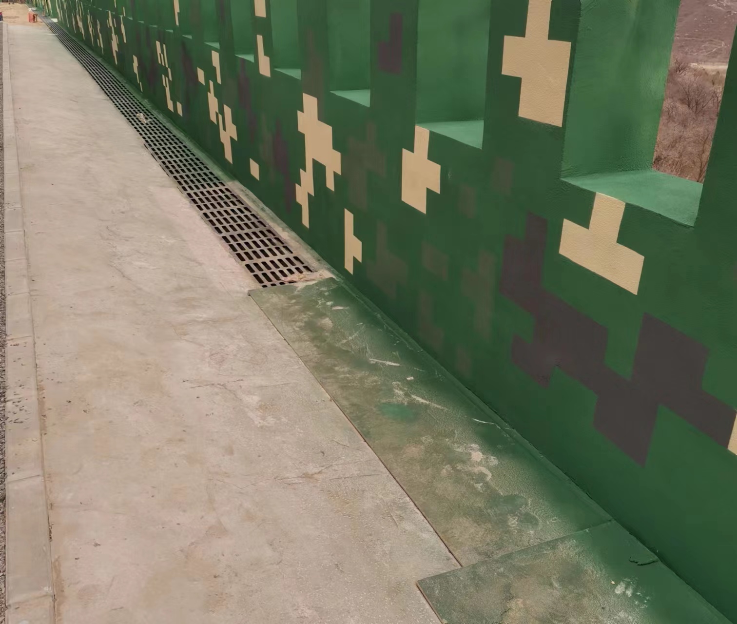 本溪围墙迷彩喷涂,数迷彩漆